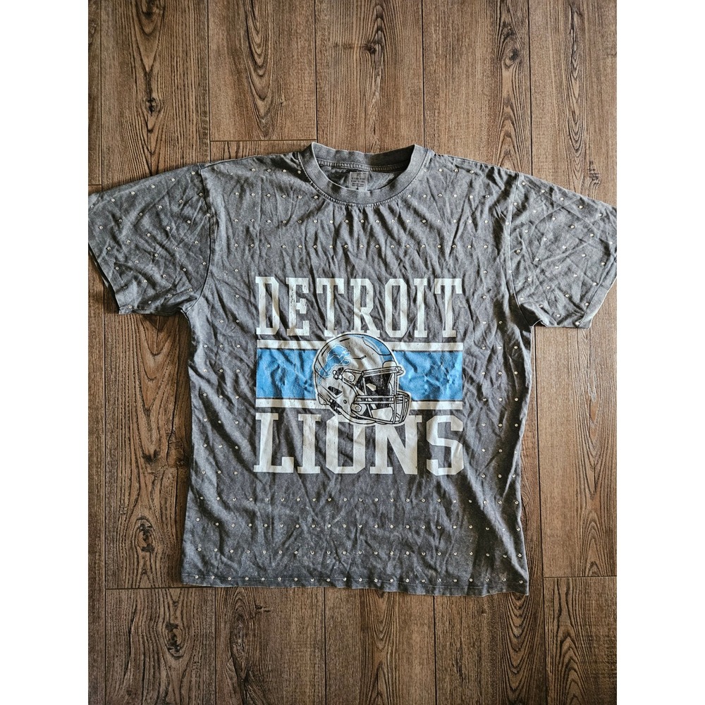Detroit Lions Gameday Couture Women's T-Shirt Size S Rhinestone